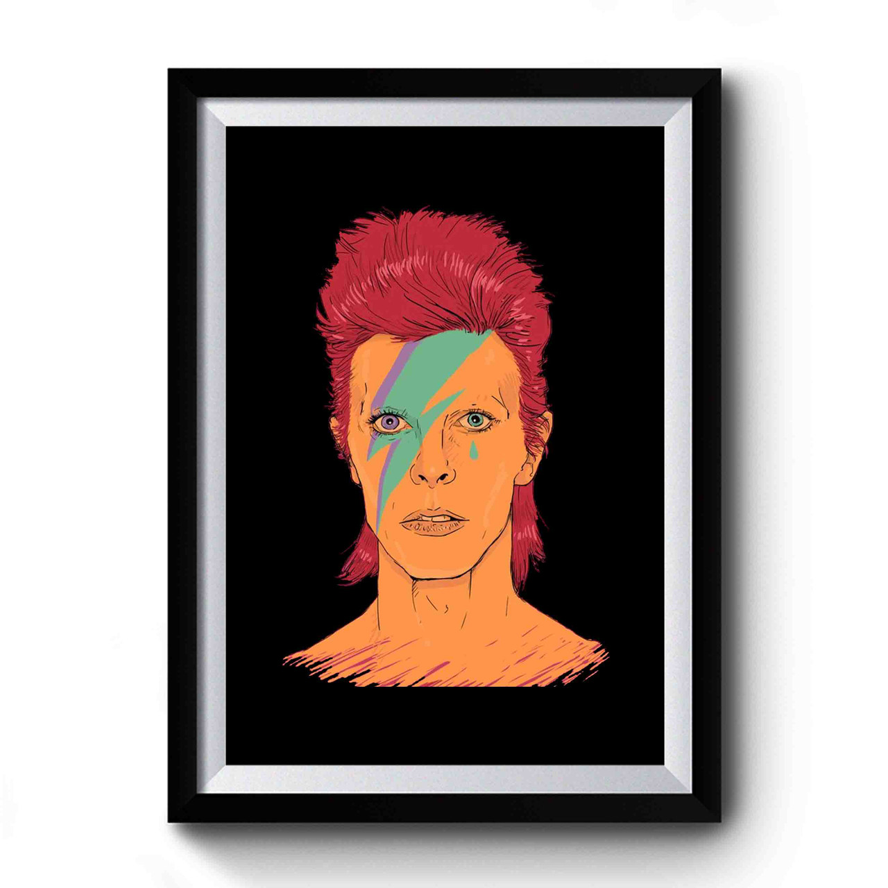 David Bowie Art Art Simple Funny Premium Poster